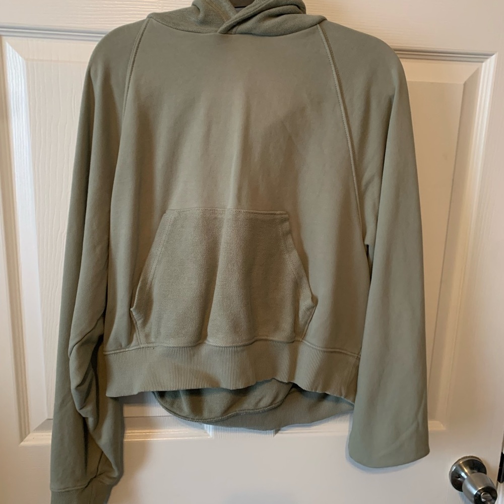 Aerie Luxe Inside Out Cropped Hoodies